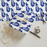 Kentucky Sports (Blue) Wrapping paper sheets