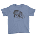RED RIVER GORGE WITH BEAR Youth Short Sleeve T-Shirt