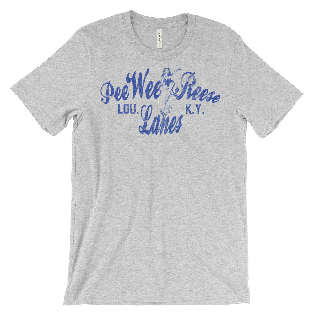 The Uncommonwealth of Kentucky Pee Wee Reese Lanes (Blue) Unisex Short Sleeve T-Shirt Athletic Heather / XL