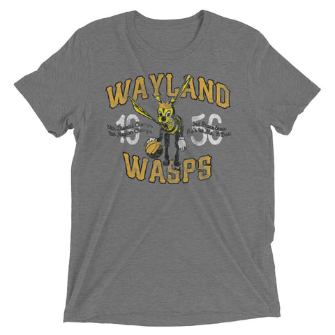 WAYLAND WASPS (DISTRESSED) Short sleeve t-shirt