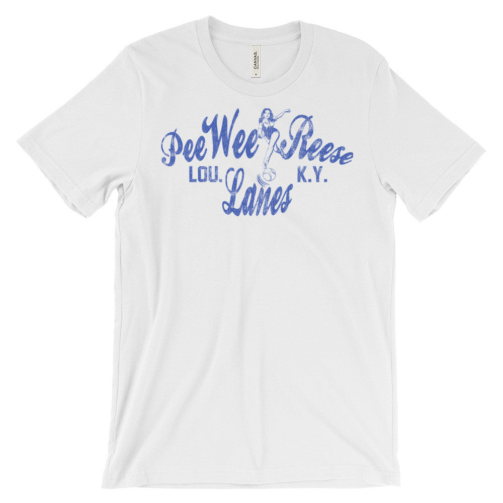 PEE WEE REESE LANES (BLUE) Unisex short sleeve t-shirt – The Uncommonwealth  of Kentucky