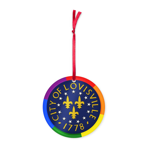 Louisville Seal Pride Acrylic ornament