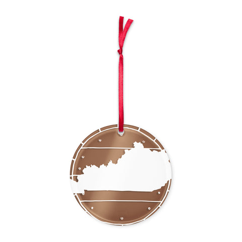 Kentucky Bourbon Barrel Acrylic ornament