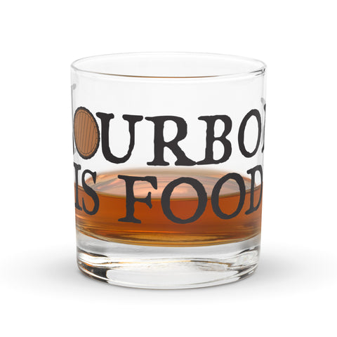 Rocks glass - Bourbon is Food