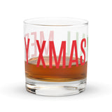 MERRY CHRISTMAS Y'ALL Rocks glass