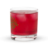 Rocks glass - Kentucky State Christmas Dot Pattern