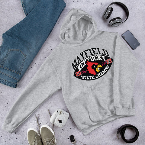 Mayfield H.S. Cardinals 2023 State Champs Unisex Hoodie
