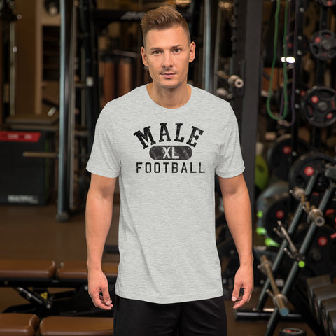 Male Football Unisex t-shirt