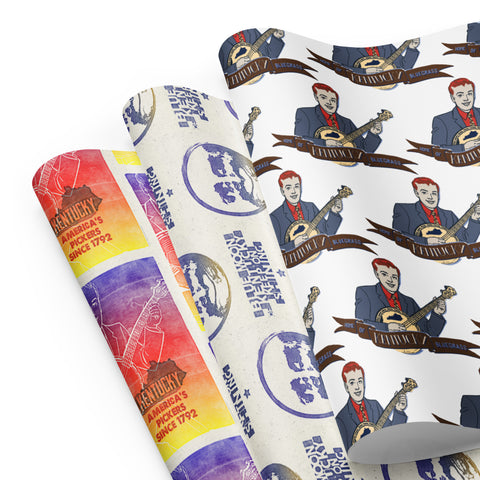 Bluegrass Music Wrapping paper sheets