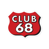 CLUB 68 Bubble-free stickers