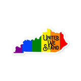 Kentucky Pride United We Stand Bubble-free stickers