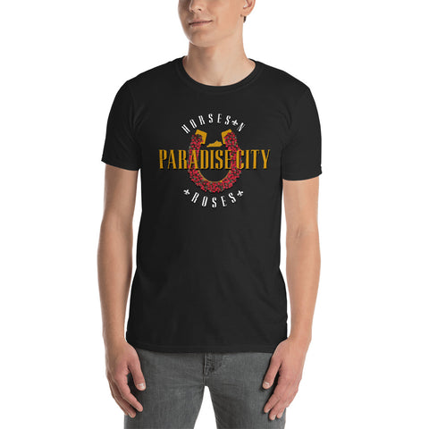 Paradise City Horses 'n Roses Short-Sleeve Unisex T-Shirt