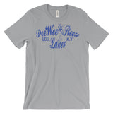 PEE WEE REESE LANES (BLUE) Unisex short sleeve t-shirt