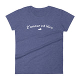 LOVE IS BLUE Women's short sleeve t-shirt