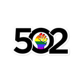 502 Power LGBTQ Bubble-free stickers