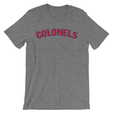 The Uncommonwealth of Kentucky Louisville Colonels Baseball 1968-72 Unisex Short Sleeve T-Shirt Ash / S