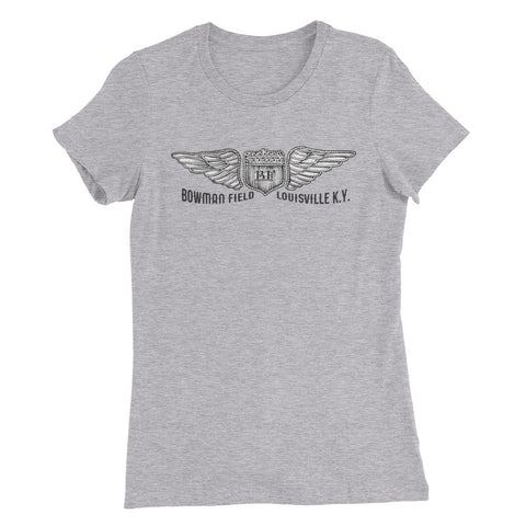 BOWMAN FIELD AIRPORT Women’s Slim Fit T-Shirt