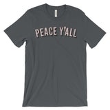 PEACE Y'ALL RETRO 3 Unisex short sleeve t-shirt