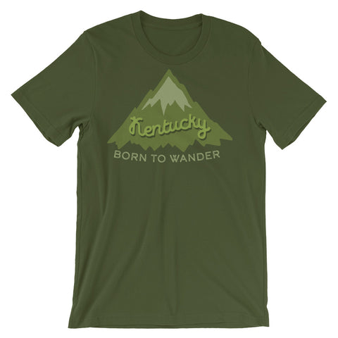 BORN TO WANDER (HIKE) Short-Sleeve Unisex T-Shirt
