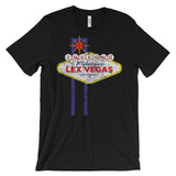 LEX VEGAS (distressed) Unisex short sleeve t-shirt