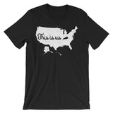 THIS IS US (white) Unisex short sleeve t-shirt