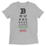 Bourbon Eye Chart Short sleeve t-shirt