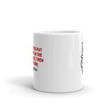 ABE LINCOLN "PUT YOUR FEET IN THE RIGHT PLACE" QUOTE Mug