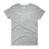 MINIMALIST HORSE AND KENTUCKY Women's short sleeve t-shirt