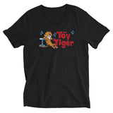 Toy Tiger Unisex Short Sleeve V-Neck T-Shirt