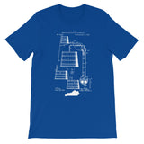 PATENT: BOURBON PROCESS (reverse print) Unisex short sleeve t-shirt