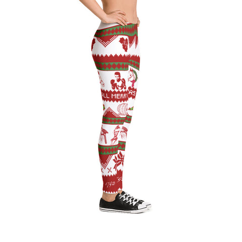 The Uncommonwealth of Kentucky Ugly Christmas Sweater Louisville Leggings L