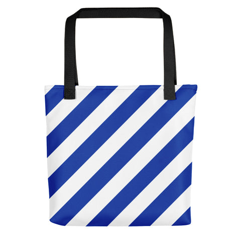 TEAM STRIPES BLUE & WHITE Tote bag