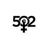 502 Girl Power Bubble-free stickers