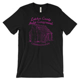 LETCHER CO. NUDIST CAMPGROUNDS Unisex short sleeve t-shirt