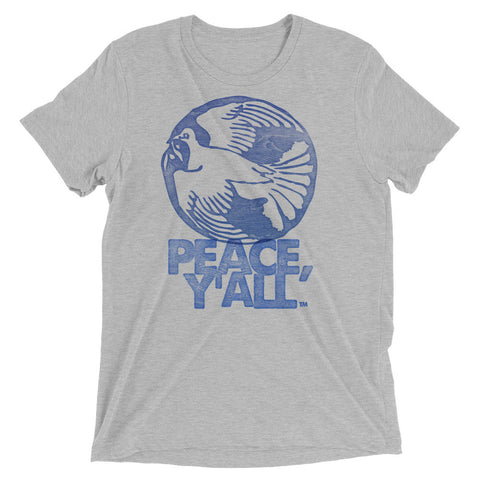PEACE Y'ALL LETTERPRESS Short sleeve t-shirt