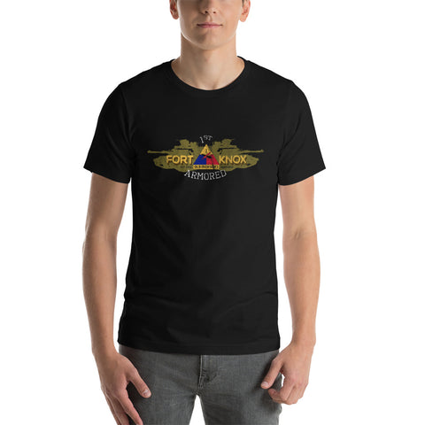 Fort Knox 1st Armored Division Short-Sleeve Unisex T-Shirt