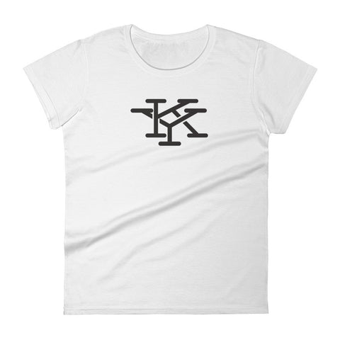 INTERLOCKING KY INITIALS (new) Women's short sleeve t-shirt
