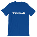 Love, Death, Bourbon, Basketball, Kentucky Short-Sleeve Unisex T-Shirt
