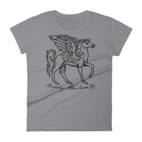 WHERE HORSES FLY Women's short sleeve t-shirt