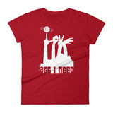 ALL I NEED IS LOVE... AND BASKETBALL! Women's short sleeve t-shirt