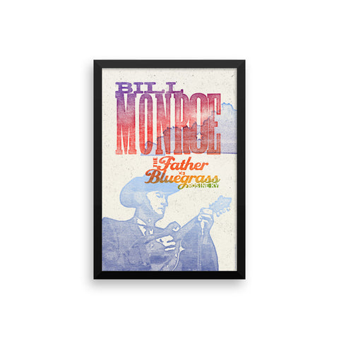 BILL MONROE Framed poster