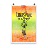 LOUISVILLE IS BATTY PRINT Poster