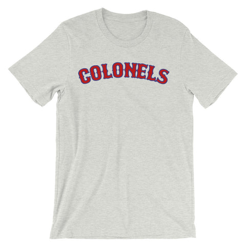 The Uncommonwealth of Kentucky Louisville Colonels Baseball 1968-72 Unisex Short Sleeve T-Shirt Ash / S