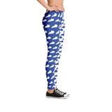 Kentucky blue and white -- split -- Leggings