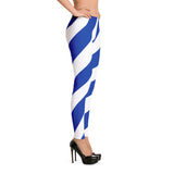 Team Stripes BLUE & WHITE STRIPE Leggings