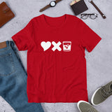 Love, Death, and Bourbon Short-Sleeve Unisex T-Shirt