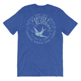 KENTUCKY BLUEBIRD HEMP COMPANY (front and back) Unisex short sleeve t-shirt