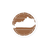 Bourbon Barrel Kentucky State Bubble-free stickers