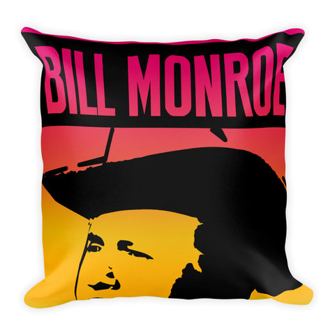 BILL MONROE BLUE MOON OF KENTUCKY POSTER Square Pillow