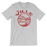 THE VILLE (red) Unisex short sleeve t-shirt